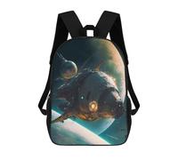 sinyumoney Space Station Odyssey -6 Mochila Escolar Infantil De Moda Informal Mochilas Infantiles Impresas En 3D Mochila Grande Para Niño 17inch