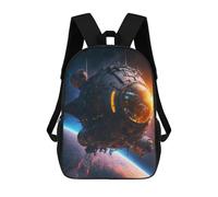 sinyumoney Space Station Orbiting Planet Mochilas Para Niños Y Estudiantes, Mochilas Escolares Impresas En 3D, Mochilas Para Estudiantes De Primaria Y Secundaria Para Niños Y Niñas 17inch