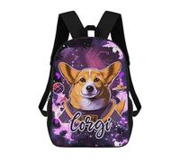 sinyumoney Space Suit Corgi Astronaut Mochila Escolar Para Secundaria Y Preparatoria. Mochila Informal Para Adolescentes, Chicas, Chicos, Mujeres Y Hombres. 17inch