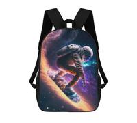 sinyumoney Space Surfing Odyssey -2 Mochilas Impresas En 3D Para Niños, Mochila Escolar, Mochila Informal Para Exteriores, Mochila Informal De Moda Para Niños, Lindas Bolsas De Viaje 17inch