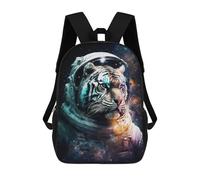 sinyumoney Space Tiger Adventure Mochila Escolar, Bolso De Negocios, Bolso Para Portátil Duradero Para Campus, Actividades Al Aire Libre, Viajes Y Deportes 17inch