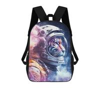 sinyumoney Space Tiger Mochila Escolar Para Niños Y Niñas, Mochila Informal De Viaje, Mochila De Gran Capacidad Para El Día A Día 17inch