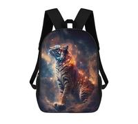 sinyumoney Space Tiger Spirit Mochila Escolar/de Trabajo/para Portátil Para Hombres, Mujeres Y Adolescentes 17inch