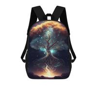 sinyumoney Space Tree Of Life Mochila Escolar Impresa En 3D Para Niños Y Niñas, Mochila Escolar, Mochila De Viaje Para Niños 17inch