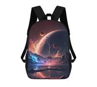 sinyumoney Space Tree Scene Mochila Ronaldo, Mochila Infantil, Mochila Escolar Para Estudiantes, Mochila Para Libros, Mochila Escolar Impresa En 3D Para Niños Y Niñas, 17inch
