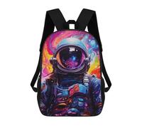 sinyumoney Space Walk Mochila Escolar Infantil De Moda Informal Mochilas Infantiles Impresas En 3D Mochila Grande Para Niño 17inch