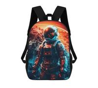 sinyumoney Spaceman Planets Space Mochila Escolar Resistente Al Agua, Mochila De Viaje, Bolsa Para Computadora Para Niñas, Niños Y Adolescentes 17inch