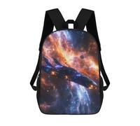 sinyumoney Spaceship in Nebula Mochila Escolar Mochilas Escolares Para Niñas Y Niños Mochila Con Bolsillo Mochila Escolar De Moda Mochila Infantil 17inch