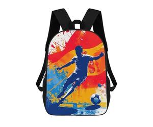 sinyumoney Spanish Soccer Player Mochila Escolar Infantil Impresa En 3D, Mochila Informal De Moda Para Niños, Mochila De Viaje De Alta Capacidad Para Libros Para Niños 17inch