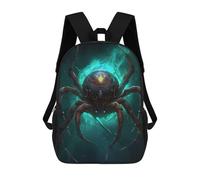 sinyumoney Spider Magical Mochila, Mochila Infantil, Mochila Escolar Para Estudiantes, Mochila Para Libros, Mochila Escolar Impresa En 3D Para Niños Y Niñas 17inch