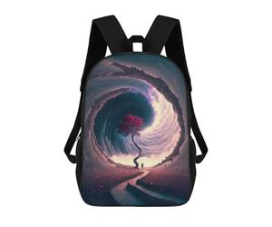 sinyumoney Spiral Path to The Tree of Dreams Mochilas Para Niños Mochila Escolar Mochila Escolar Impresa En 3D Para Niños Estudiantes De Primaria Y Secundaria 17inch