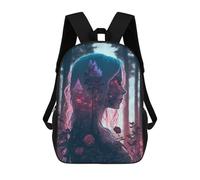 sinyumoney Spirit of The Forest Mochilas Mochilas Infantiles Mochila Escolar Mochila Escolar Infantil Impresa En 3D Mochilas De Viaje De Moda Para Niños De Primaria Y Secundaria 17inch