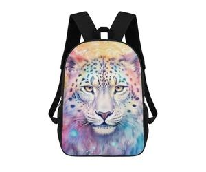 sinyumoney SpiritAnimal Snow Leopard Mochila Ligera Informal Para El Día A Día, Mochila Escolar Para Adolescentes, Chicas, Chicos, Mujeres Y Hombres 17inch