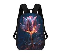 sinyumoney Spiritual Fire Flower Mochila Escolar Infantil Con Impresión 3D, Mochila Escolar Informal Para Niños De Primaria Y Secundaria 17inch
