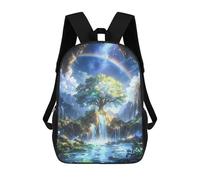 sinyumoney Spiritual Rainbow Tree Mochila Infantil Escolar Para Niños Con Estampado 3D De Dibujos Animados, Mochila Escolar Para Estudiantes, Mochila Para Portátil Para Niños Y Niñas 17inch