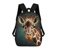sinyumoney Splatter Giraffe Mochilas Para Niños Y Estudiantes, Mochilas Escolares Impresas En 3D, Mochilas Para Estudiantes De Primaria Y Secundaria, Mochilas Para Niños Y Niñas 17inch