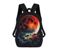 sinyumoney Splatter The Moon Mochila Escolar Infantil Impresa En 3D Mochila De Viaje De Alta Capacidad Bolsas Para Libros Mochila Infantil 17inch