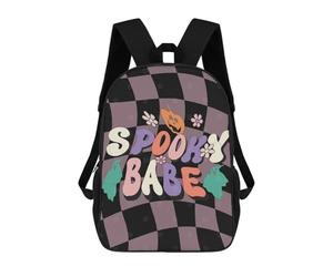 sinyumoney Spooky Babe Halloween Mochila Escolar Para Institutos Y Colegios Informales Para El Campus, Actividades Al Aire Libre, Viajes Y Deportes 17inch