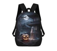 sinyumoney Spooky Japanese Halloween Mochila Escolar Impresa En 3D Para Niños Y Niñas, Mochila Para Portátil Para Niños/estudiantes/adultos 17inch