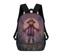 sinyumoney Spooky Scarecrow Halloween Decor Mochila De Viaje Resistente Al Agua, Bolsa Para Computadora Para Adolescentes, Niñas, Niños, Mujeres Y Hombres 17inch