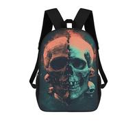 sinyumoney Spooky Skulls Halloween Decorations -1 17inch Mochilas Escolares Impresas En 3D, Mochilas Escolares De Moda Para Niños De Primaria Y Secundaria