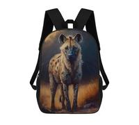 sinyumoney Spotted Hyena Oil Paint Mochilas Infantiles Escolares Impresas En 3D, Mochilas Para Niños, Mochilas De Viaje Para Niños Y Niñas, Mochilas Escolares Para Niños 17inch