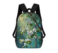 sinyumoney Spring Blossoms in Forest Mochilas Impresas En 3D Para Niños 17inch Mochilas De Moda Informales Para El Día A Día, Bolsas De Viaje, Mochilas Informales Para Exteriores Para Niños Y Niñas