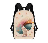 sinyumoney Squirrel Carrying A Giant Acorn Mochilas Infantiles Mochila Escolar Impresa En 3D Para Niños Mochilas De Viaje Bolsas Para Libros Para Niños 17inch Mochila Escolar
