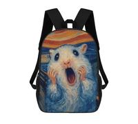 sinyumoney Squirrel with Open Mouth Painting Mochila Escolar Impresa En 3D 17inch Mochilas De Moda Para Niños, Mochilas Escolares Para Niños De Primaria Y Secundaria