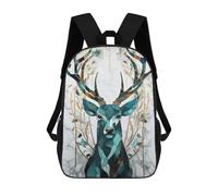sinyumoney Stag Kintsugi Art Mochila Escolar Mochilas Escolares Para Niñas Y Niños Mochila Con Bolsillo Mochila Escolar De Moda Para Niños 17inch