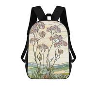 sinyumoney Stained Glass Floral Landscape Mochila Escolar Infantil Impresa En 3D Para Niños, Mochilas De Viaje, Bolsas Para Libros, Mochila Escolar Infantil 17inch