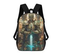 sinyumoney Stained Glass Holy Sword Mochila Escolar Mochilas Escolares Para Niñas Y Niños Mochila Con Bolsillo Mochila Escolar De Moda Para Niños 17inch