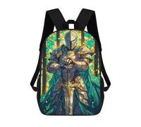 sinyumoney Stained Glass Paladin Mochila Escolar Infantil Impresa En 3D Para Niños, Mochilas De Viaje, Bolsas Para Libros, Mochila Escolar Infantil 17inch