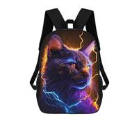 sinyumoney Star Cat Mochila Escolar Para Niñas 17inch Mochila Informal Ligera Para Niños Y Niñas, Ideal Para Estudiantes De Secundaria