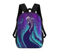 sinyumoney Star Eater Northern Ligts Mochilas De Moda Impresas En 3D 17inch Mochila Escolar Informal Para Niños De Primaria Y Secundaria