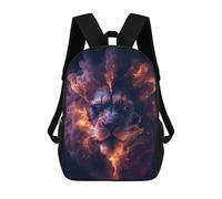 sinyumoney Star Sovereign Lion Mochilas Para Niños Mochila Escolar Mochila Escolar Impresa En 3D Mochilas Escolares De Moda Para Niños De Primaria Y Secundaria 17inch