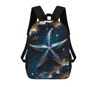 sinyumoney Starfish Kintsugi Art Mochila Escolar Mochila Para Niños Impresa En 3D Mochilas Infantiles Para Niños Y Niñas Mochilas Escolares Mochilas De Viaje Para Niños 17inch
