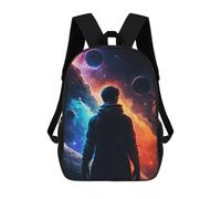sinyumoney Staring at The Planets Mochila Escolar Secundaria Informal Para Viajes - Perfecta Para Viajes, Trabajo Y Uso Diario 17inch
