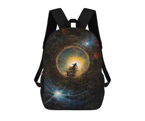sinyumoney Staring Into The Void Mochila Escolar/de Negocios Resistente Para Portátil Para Niños/niñas/adolescentes 17inch