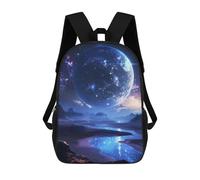 sinyumoney Stars Galaxy River Mochila Escolar Grande Resistente Al Agua Para Portátil Para Niñas, Niños Y Adolescentes 17inch