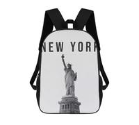 sinyumoney Statue of Liberty Mochilas Para Niños Mochila Escolar Mochila Escolar Impresa En 3D Para Niños Estudiantes De Primaria Y Secundaria 17inch