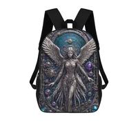 sinyumoney Steampunk Angel Chronicles Mochilas Impresas En 3D 17inch Mochila Escolar Infantil Para Exteriores, Mochila Informal De Día, Bolsas De Viaje Informales Para Estudiantes De Secundaria