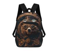 sinyumoney Steampunk Animal Bear Mochila Escolar, Mochila De Viaje Para La Universidad, Mochilas Para Hombres, Mujeres Y Adolescentes 17inch