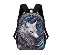 sinyumoney Steampunk Art Fox Mochilas Para Niños 17inch Mochila Escolar Mochila Escolar Impresa En 3D Para Niños De Primaria Y Secundaria