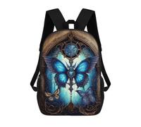 sinyumoney Steampunk Butterfly Window Art Mochila Escolar Infantil De 17 Pulgadas Con Estampado 3D, Mochila Moderna Para Niños, Mochilas De Viaje, Bolsas Para Libros, Mochila Escolar Infantil