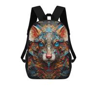 sinyumoney Steampunk Cat Art Print Mochilas Impresas En 3D Para Niños 17inch Mochilas De Moda Informales Para El Día A Día, Bolsas De Viaje, Mochilas Informales Para Exteriores Para Niños Y Niñas
