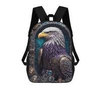 sinyumoney Steampunk Eagle Portrait Mochila Escolar Impermeable Para Viajes, Mochila Para Ordenador Portátil, Ideal Para Acampar, Aventuras Al Aire Libre Y Viajes Diarios 17inch