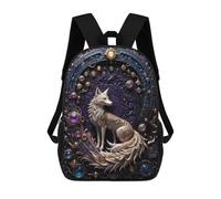 sinyumoney Steampunk Fox Art Mochila Escolar Impresa En 3D Para Niños, Mochila Escolar, Mochilas De Viaje, Bolso Informal De Moda Para Niños Y Estudiantes 17inch