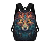 sinyumoney Steampunk Lion Art Print Mochilas Impresas En 3D Para Niños 17inch Mochilas De Moda Informales Para El Día A Día, Bolsas De Viaje, Mochilas Informales Para Exteriores Para Niños Y Niñas