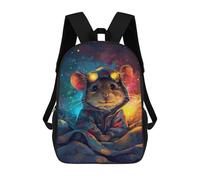 sinyumoney Steampunk Mouse Goggles Mochila Mochila Informal Para El Día A Día, Para La Escuela, El Trabajo Y Los Viajes Para Hombres, Mujeres Y Adolescentes 17inch